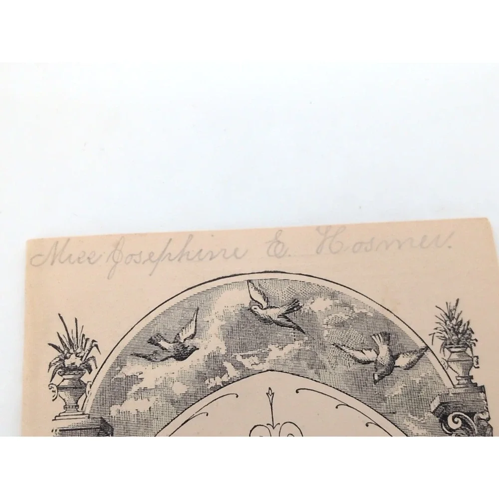 Palmer's Manual of Cage Birds 1884 Ephemera Trade Card Advertising General Store